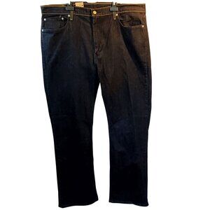Levis Mens Water<Less Jeans Size W42 L32 Dark Denim Straight Leg